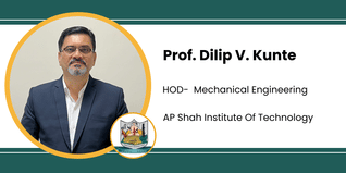 AP Shah Institute of Technology, HOD Mechanical Engineering: Prof. Dilip V. Kunte Interview